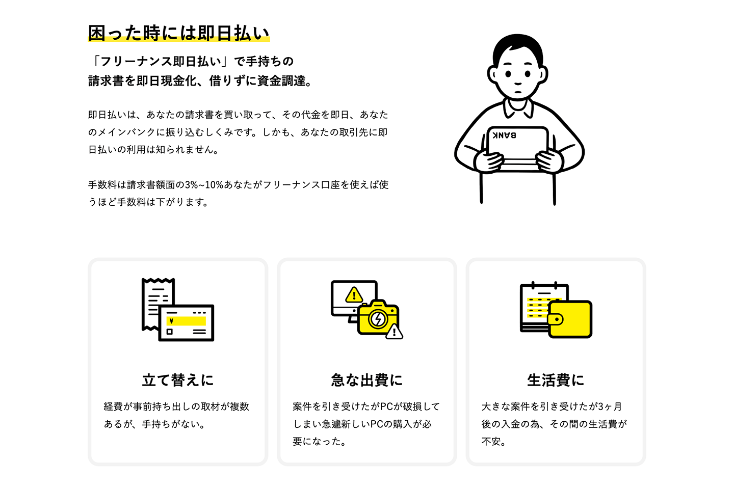 フリーナンス即日払い